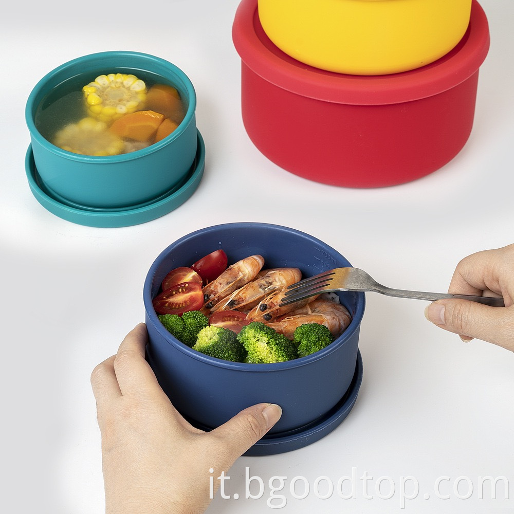 Glass Silicone Food Container